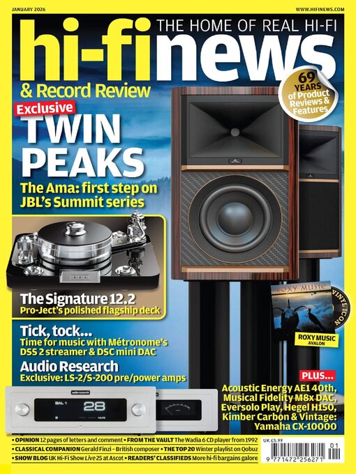 Title details for Hi Fi News by AV Tech Media Ltd - Available